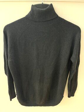 Vass Pullover Black Turtleneck Size Medium